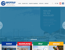 Tablet Screenshot of geotour.cz